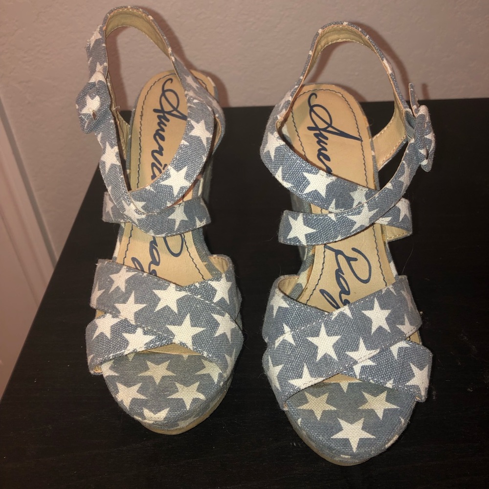 American Flag Star Wedges